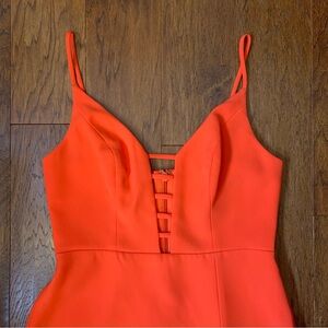 BCBG Maxazria Orange Maxi Dress | Size 6